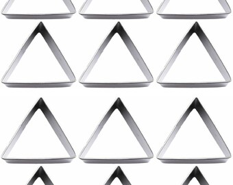 1 Dozen 12 Triangle Small 2'' Cookie Cutter Metal | Cookie Cutters