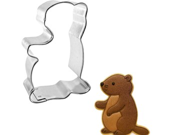 Groundhog Cookie Cutter 3'' Metal Woodland Animal  | Cookie Cutters