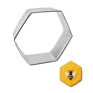 Hexagon 3" Cookie Cutter Metal | Cookie Cutters