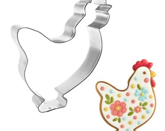 Rooster Chicken 5'' Cookie Cutter Metal Freshies Farm Animal Hen Birthday Party | Cookie Cutters