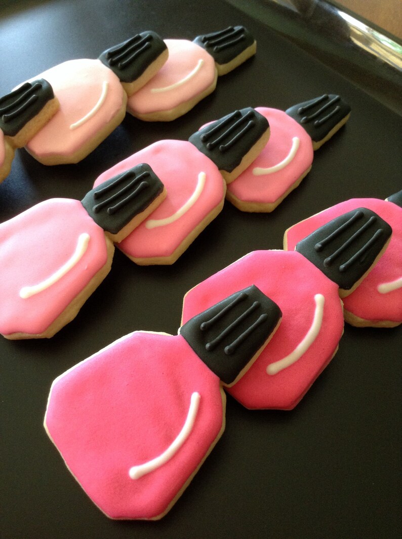 6 Piece Salon Cookie Cutter Set Hair Dryer Brush Scissors Etsy