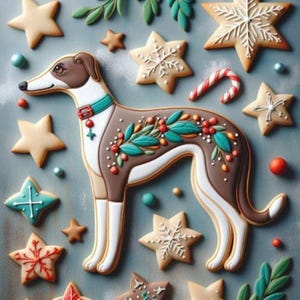 Greyhound Dog 4.5&#39;&#39; Cookie Cutter Metal Pet Animal Shelter Treats Veterinary Vet Doctor | Cookie Cutters