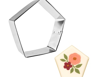 Pentagon 3.25" Cookie Cutter Metal | Cookie Cutters