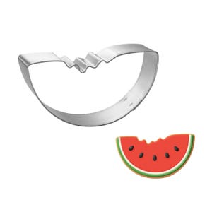 Watermelon Cookie Cutter 3.5" | Metal Summer Baking