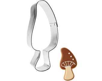 Morel Mushroom 4" Cookie Cutter: Whimsical Woodland Metal Made in the USA