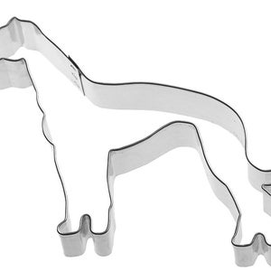 Greyhound Dog 4.5&#39;&#39; Cookie Cutter Metal Pet Animal Shelter Treats Veterinary Vet Doctor | Cookie Cutters