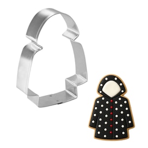 Raincoat Rain Jacket 4'' Cookie Cutter Metal | Cookie Cutters