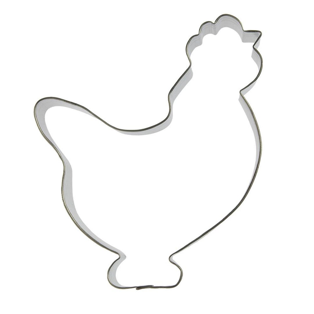Rooster Chicken 5'' Cookie Cutter Metal Freshies Farm Animal Hen