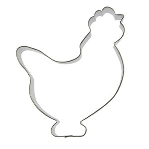 Rooster Chicken 5&#39;&#39; Cookie Cutter Metal Freshies Farm Animal Hen Birthday Party | Cookie Cutters