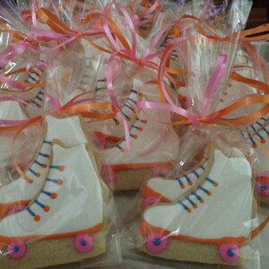 Decorated Roller Skate Cookies