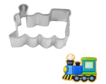 Mini Train Locomotive 1.5'' Cookie Cutter Locomotive Birthday Party Favor