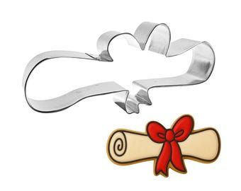 Graduation Diploma 4'' Cookie Cutter Metal | Cookie Cutters