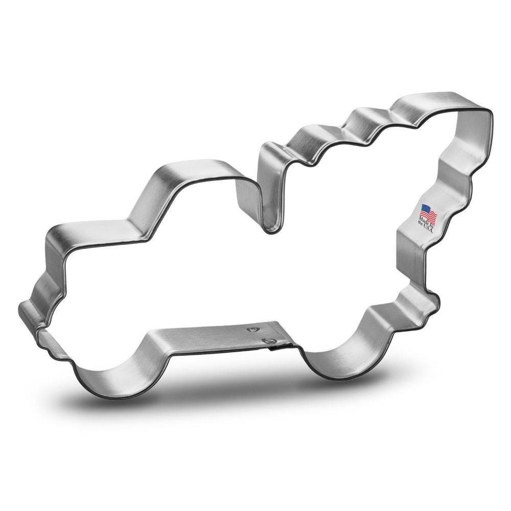 Vintage Truck with Tree Cookie Cutter 5'' Metal