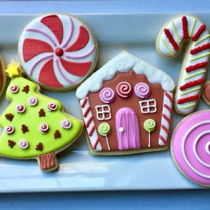Decorated Christmas Tree Cookies