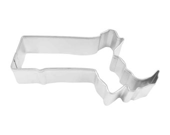 Massachusetts State 4'' Cookie Cutter Metal | College Football School | United States Cookie Cutters | Birthday Party | Wedding Favor