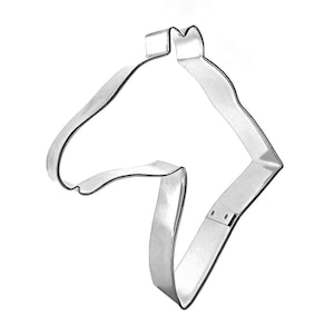 Horse Head Cookie Cutter 4.5&#39;&#39; Metal Farm Ranch Animal | Cookie Cutters