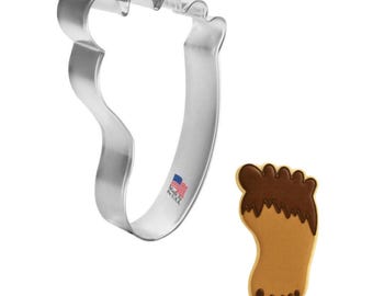 Foot Bigfoot Cookie Cutter Metal | Sasquatch | Woodland | Birthday Party | Cookie Cutters