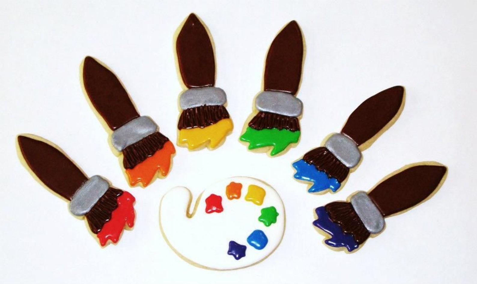 Paint Brush Cookie Cutter 5'' Metal Etsy