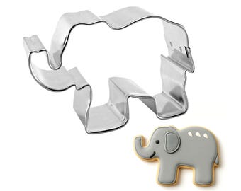 Elephant 3'' Cookie Cutter Metal Zoo Safari Animal Birthday Sandwiches | Cookie Cutters