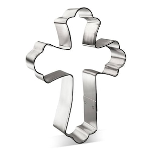 Fancy Cross 5&#39;&#39; Cookie Cutter Metal | Cookie Cutters