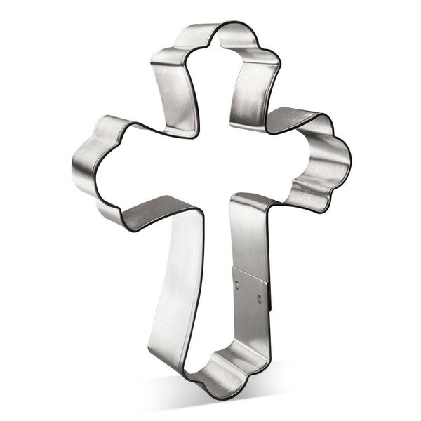 Fancy Cross 5'' Cookie Cutter Metal | Cookie Cutters