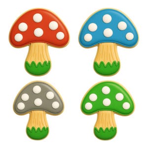5 Piece Woodland Cookie Cutter Set | Owl Deer Fox Mushroom Hedgehog afbeelding 5
