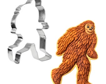Bigfoot 4.5'' Sasquatch Cookie Cutter Metal | Boho Western Southwestern Native | Birthday Party | Cookie Cutters
