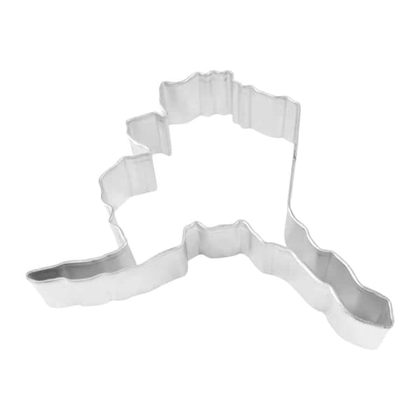 Alaska State 4'' Cookie Cutter Metal | College Football School Graduation | United States Cookie Cutters | Birthday Party | Wedding Favor