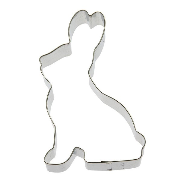 Peter Cottontail Rabbit Chocolate Bunny Cookie Cutter 5'' Metal Easter Basket Treat | Cookie Cutters