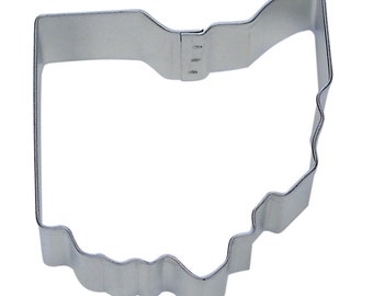 Ohio State 3'' Cookie Cutter Metal | College Football School Graduation | United States Cookie Cutters | Birthday Party | Wedding Favor