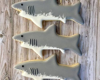 Shark 4.5'' Cookie Cutter Metal Ocean Beach Zoo Birthday Party | Cookie Cutters