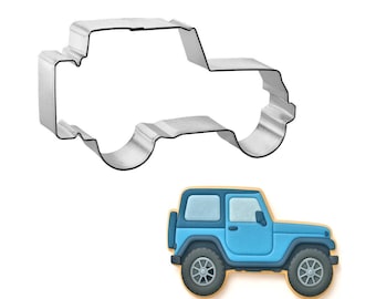 Off Road 4WD SUV Military Truck Vehicle 4.25'' Cookie Cutter Metal