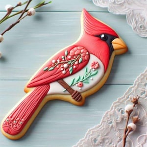 Cardinal Blue Jay Bird 4.5&#39;&#39; Cookie Cutter Metal Animal | Cookie Cutters