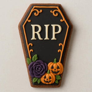 Halloween Coffin Cookie Cutter 4.5&#39;&#39; Camping Sleeping Bag | Birthday Party | Cookie Cutters