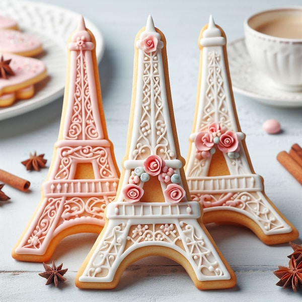 Eiffel Tower 4.5'' Cookie Cutter Paris Metal | Cookie Cutters