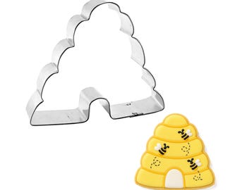 Beehive 4'' Cookie Cutter Metal Spring Summer Honey Bumble Bee Garden | Cookie Cutters