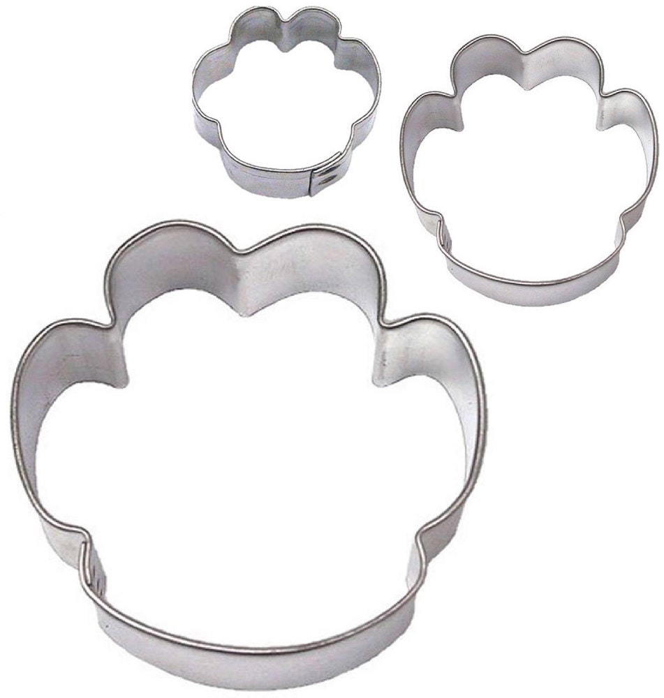  3Pcs Stainless Steel Mini Cookie Cutters Metal Baking