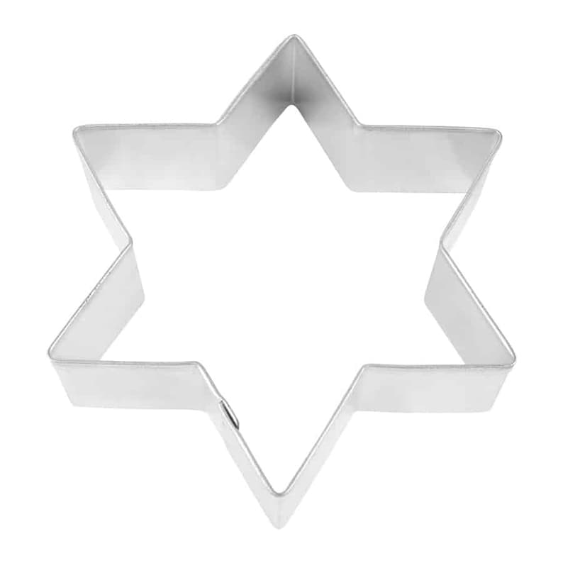 6 Point Star of David 3.5/'/' Cookie Cutter