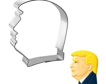Donald Trump 3.75'' Cookie Cutter Metal | Cookie Cutters