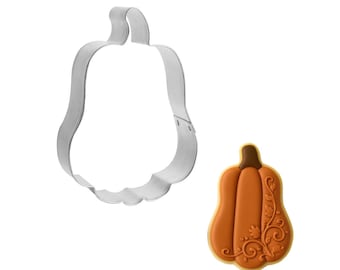 Tall Pumpkin 3.75'' Cookie Cutter | Metal Fall Thanksgiving Baking