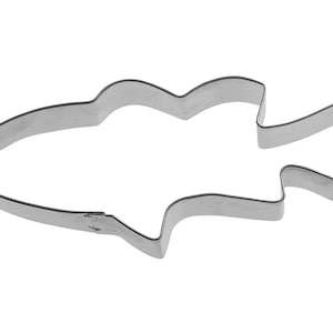 Bass Fish 5.5&#39;&#39; Cookie Cutter Metal Cabin Fishing Birthday Party | Cookie Cutters