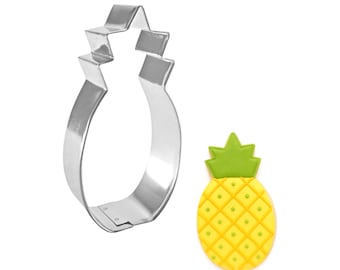 Pineapple 4'' Cookie Cutter Metal | Hawaiian Tropical Luau Party