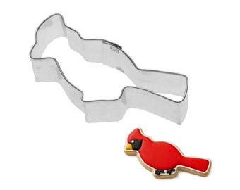 Mini Cardinal Bird 2'' Cookie Cutter Metal Animal | Cookie Cutters