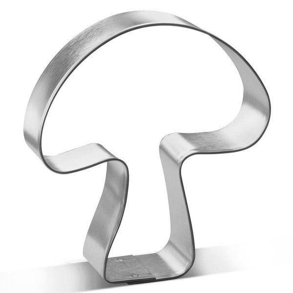 Mushroom 3.5'' Cookie Cutter Metal Whimsical Woodland Farmers Market | Cookie Cutters