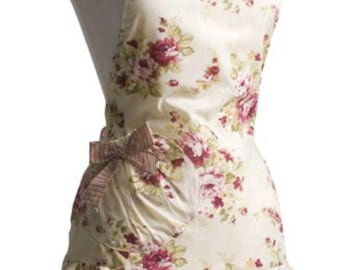 Flirty Aprons Women's Marilyn Venetian Rose Apron