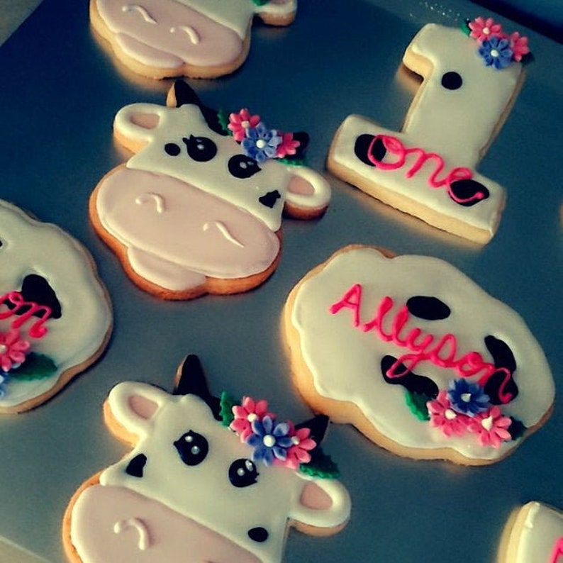 Cow Head Face Cookie Cutter 4.25'' Metal Freshies Etsy