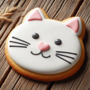 Round Cat Face 3.75&#39;&#39; Cookie Cutter Metal Pet Animal Shelter Treats Veterinary Vet Doctor | Cookie Cutters