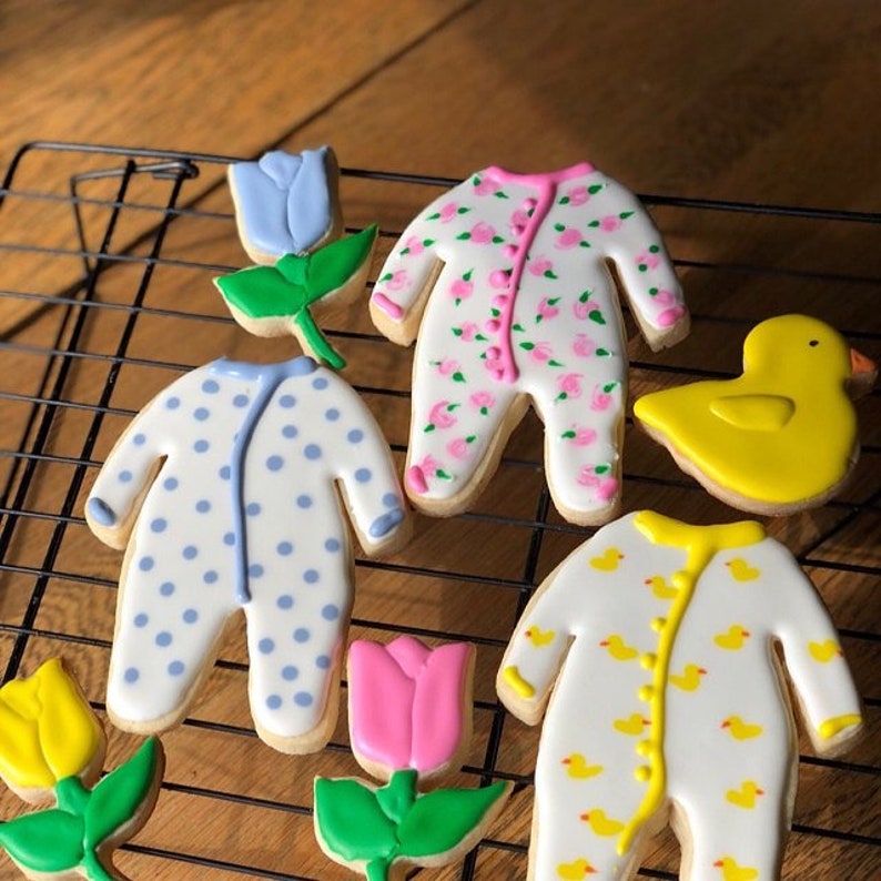 Pajamas Footie Baby One Piece Cookie Cutter 4.5'' Etsy