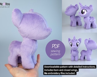 Chibi Pony Plush sewing pattern