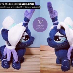 Chibi Pony Plush sewing pattern image 4